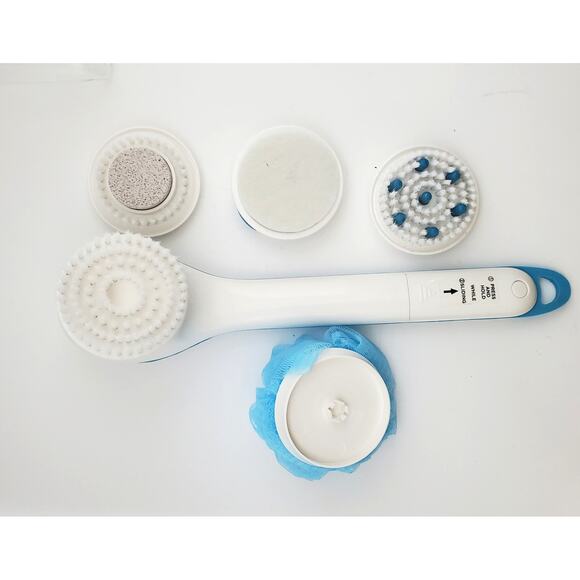 Spin Spa Body Brush With 5 Attachments ~ “As Seen On TV” New Unused - Picture 5 of 16